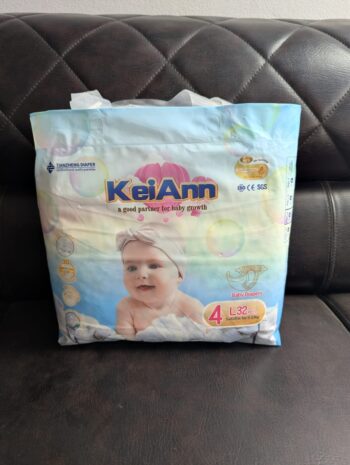 KeiAnn Baby Diapers – Size 4 (L, 32 Pcs, 9-13kg)