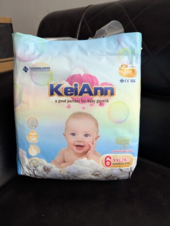 KeiAnn Premium Baby Pants – Size 6 (XXL, 28 Pcs, 18kg+)