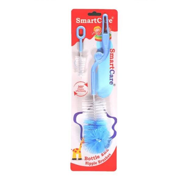 Smart Care Silicone bottle & nipple cleaning brush set