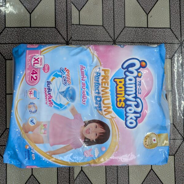 MamyPoko XL Pant Girls (12-17kg) 42 pcs