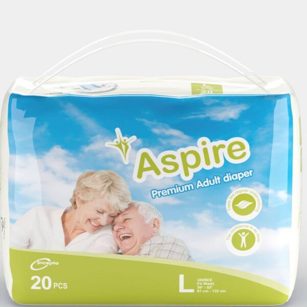 Aspire Adult Diaper L 20pcs