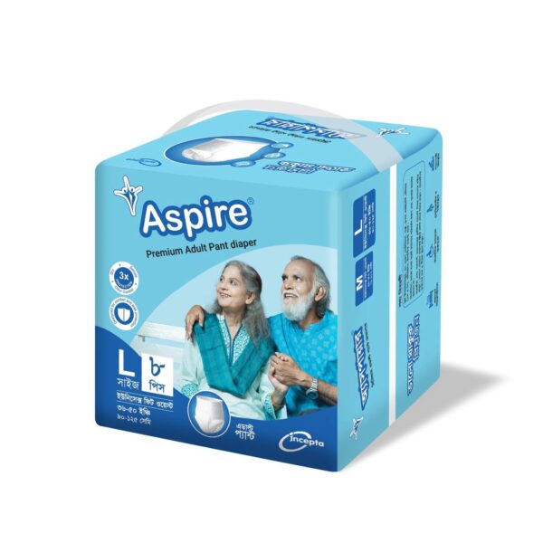 Aspire Adult Diaper L 8pcs