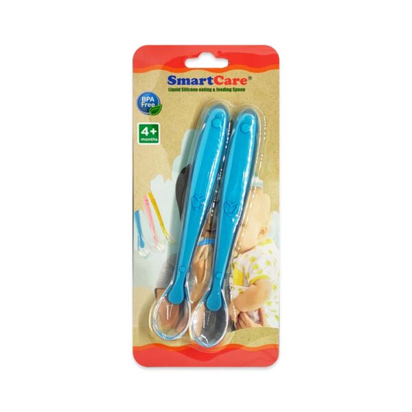 Liquid-Silicon-eating-and-feeding-spoon-blue