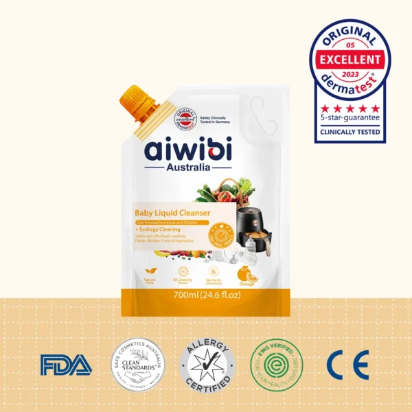 Aiwibi baby liquid cleanser(Orange) 700ml
