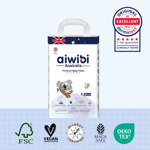 aiwibi premium S Pant(4-8kg) 52pcs