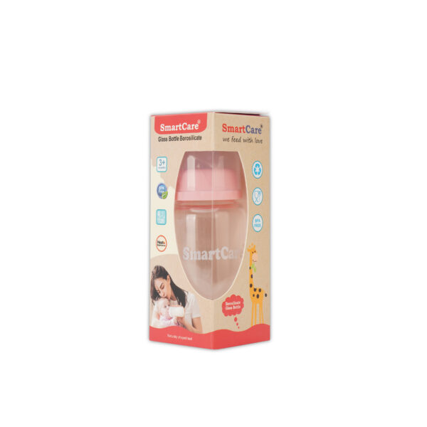 SmartCare Borosilicate Glass Bottle (120 ml)