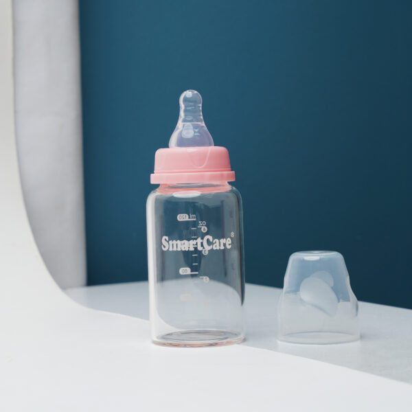 SmartCare Borosilicate Glass Bottle (120 ml)
