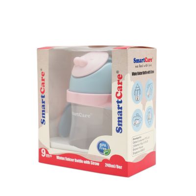 SmartCare Water bottle with Straw, (240ML)