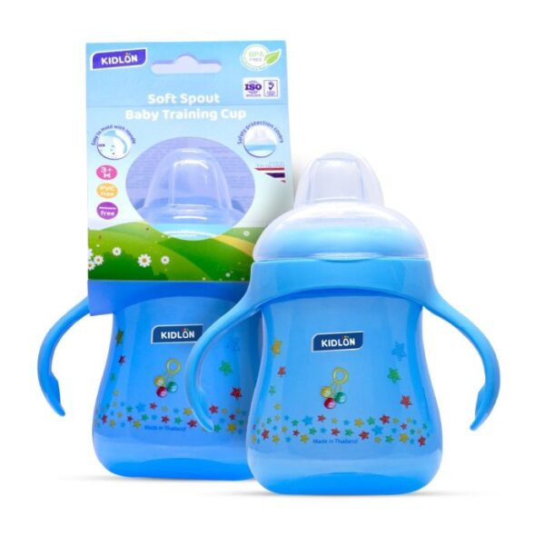 KIDLON SOFT SPOUT DRINKING CUP WITH HANDLE (BPA FREE)