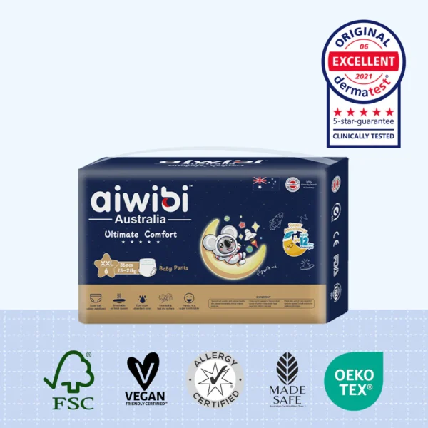 aiwibi Ultimate Comfort XXL Pant(15-21kg) 36pcs