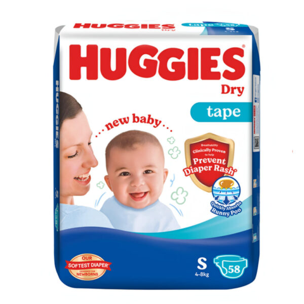 Huggies S Belt (4-8kg) 58pcs