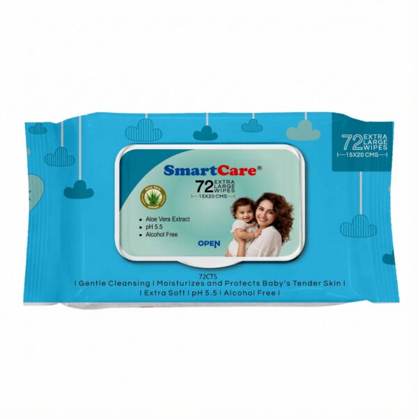 wet wipes 72 pces