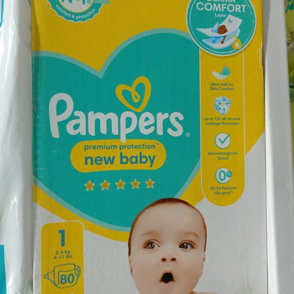 Pampers uk NB Belt(2-5kg)80pcs jambo pack