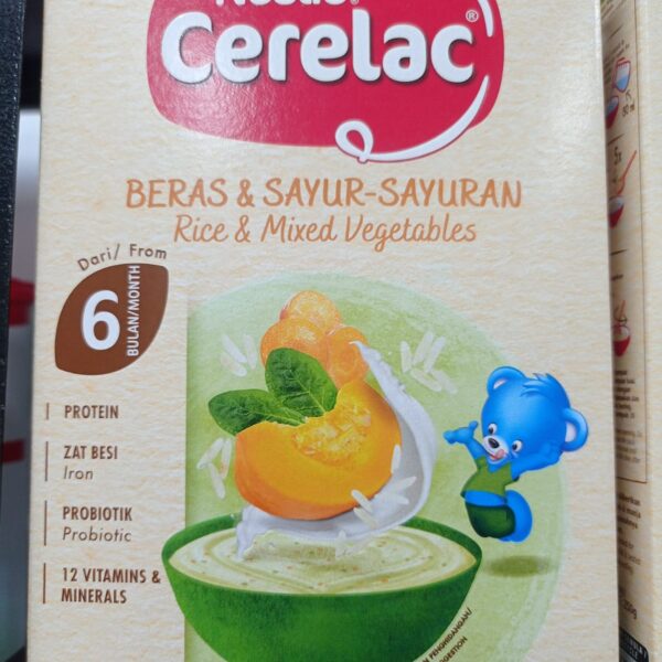 Cerelac Rice & Mixed Vegetable 250gm