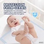 Aiwibi Australia Premium Baby Changing Pad 60x90cm 10pcs - Image 3