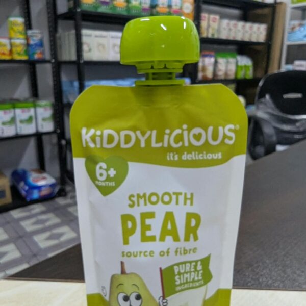 Kiddylicious Smooth Pear(sourch of fiber) 6m+- 100gm