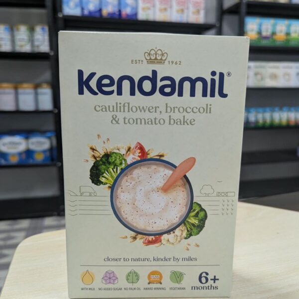 Kendamil Cauliflower, Broccoli & Tomato Bake Milk Porridge 6+ months