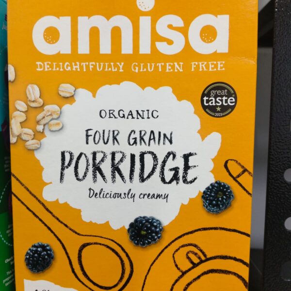 Amisa Delightful Organic Four grain   Porridge (gluten free) – 300 gm(6+month)