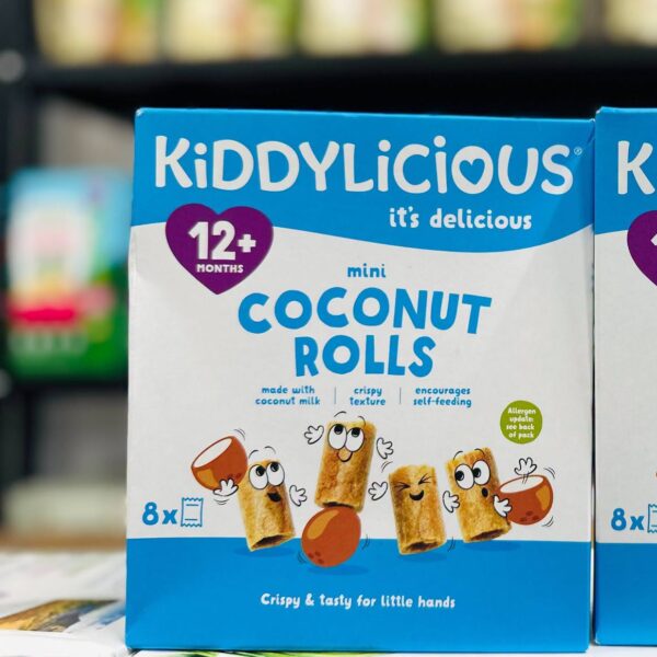 Kiddylicious Mini Coconut Rolls  (Made with Coconut Rolls) (12m+)