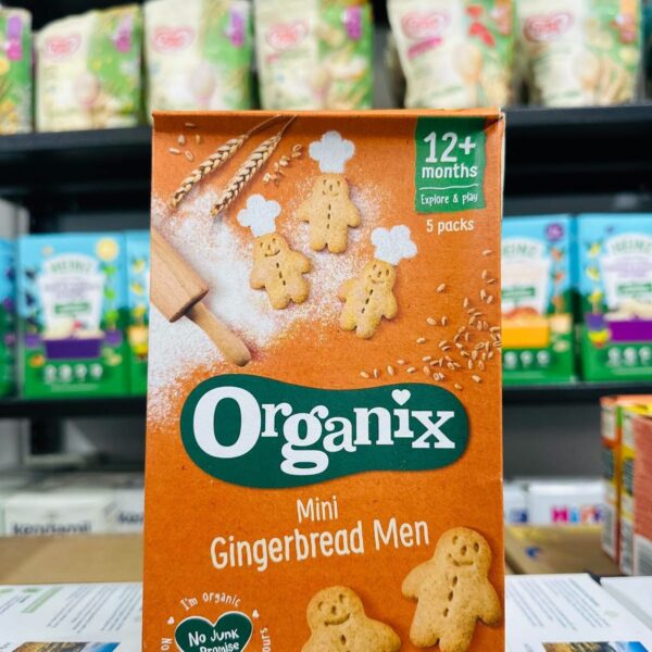 Organix Mini Gingerbread Men (12m+)