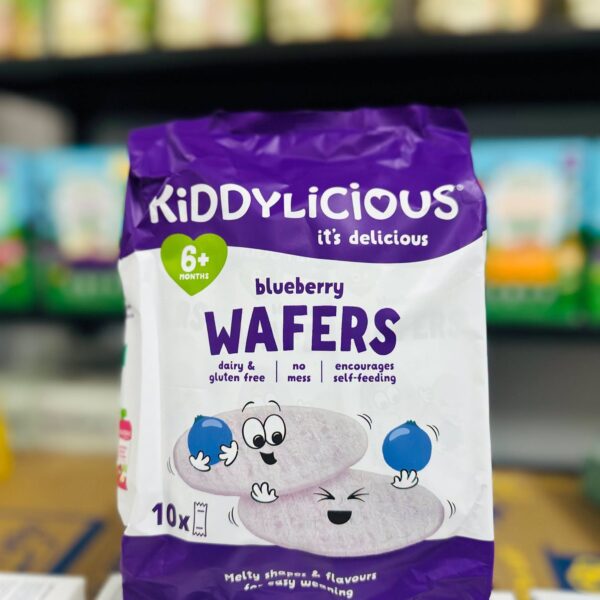 Kiddylicious Blueberry Wafers  Big Pack (dairy & Gluten free)(6m+)