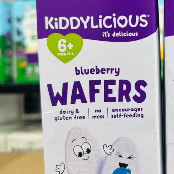 Kiddylicious Blueberry Wafers Small Pack(Dairy & gluten free)(6m+)